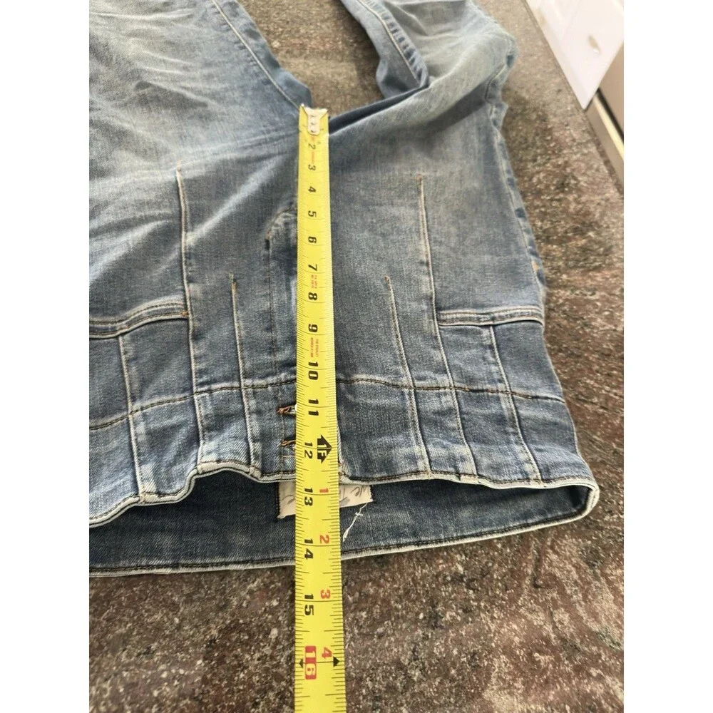 Free People We The Free BluebHigh Waisted Flare Bootcut Denim Jeans Size 28